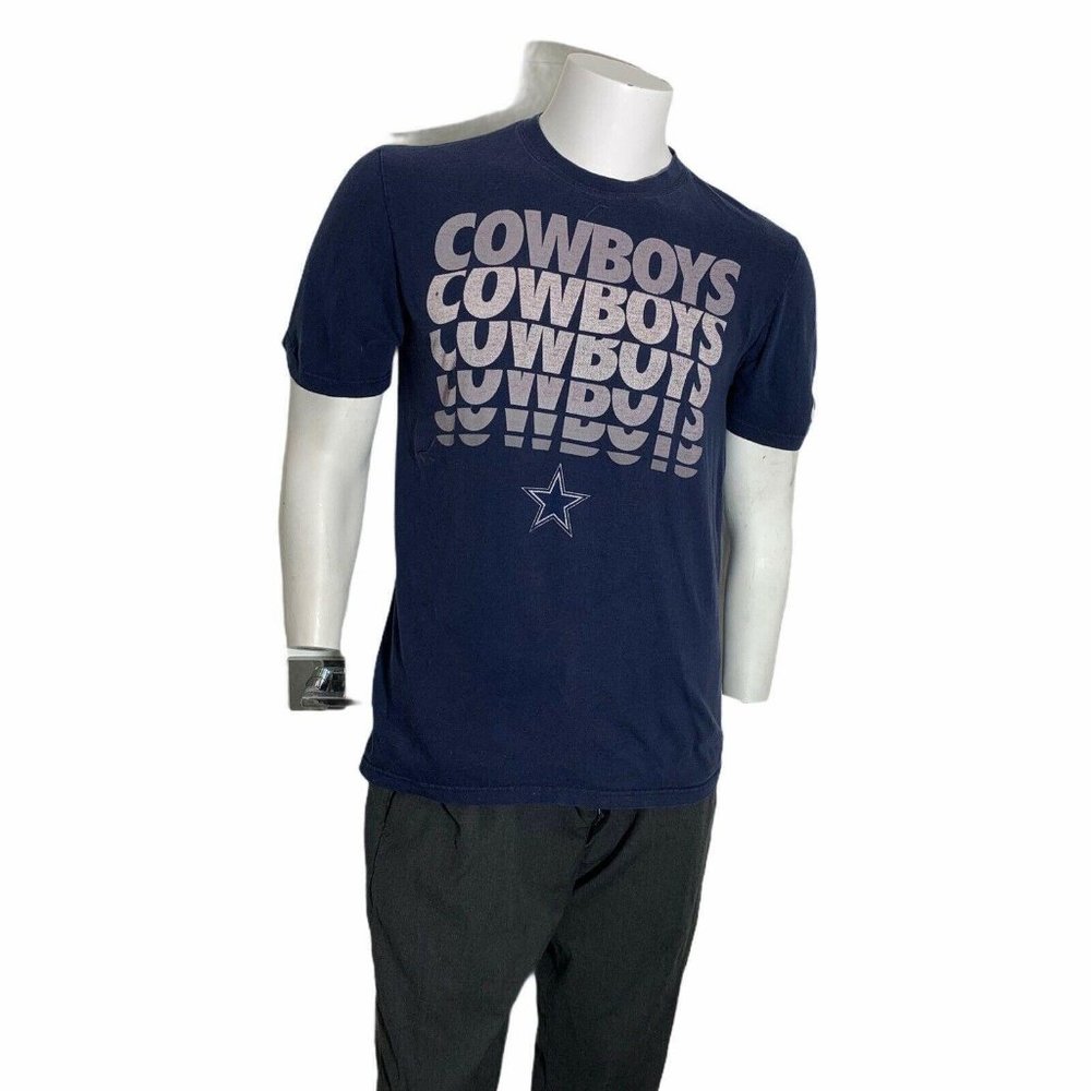 Nike Cowboys Mens Medium T Shirt Short Sleeve Blue